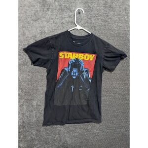 The Weeknd Starboy XO Graphic T-Shirt Black Mens Small Concert Tour Merch 1811